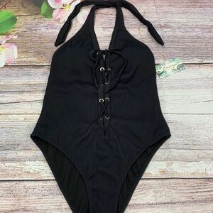 Envya One Piece Halter Swimsuit • Sz M • NWT!